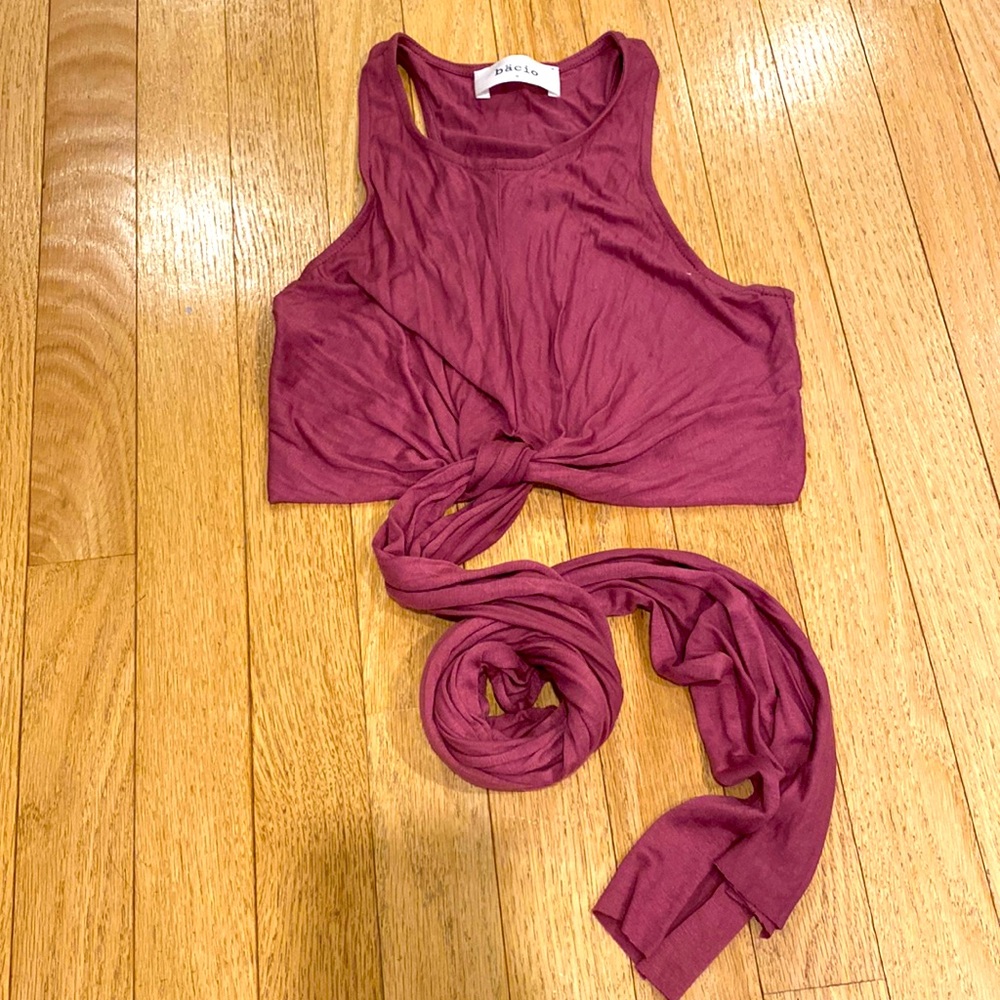 Bacio shirt with wrap detail